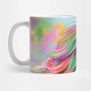 Rainbow horse Mug